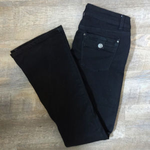 WHBM Black Jeans Slim Ankle Stretch 4R